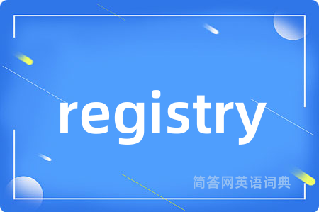 registry