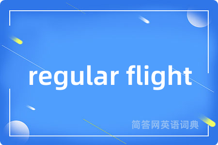 regular flight