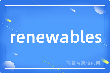 renewables
