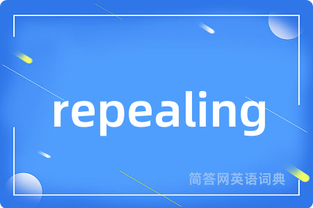 repealing