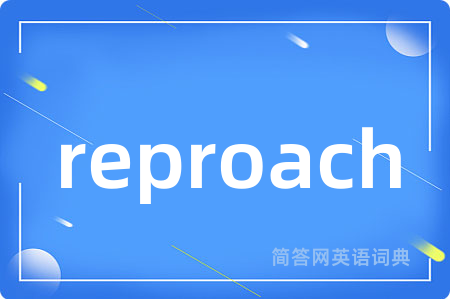 reproach