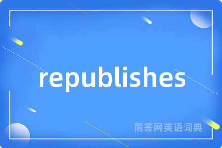republishes