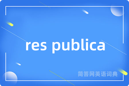 res publica