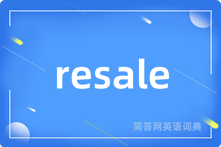 resale