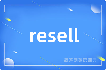 resell