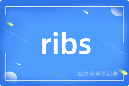 ribs是什么意思,ribs的中文翻译 ribs