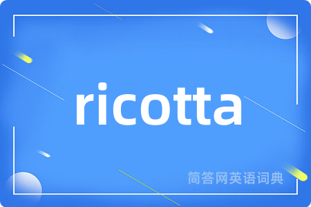 ricotta