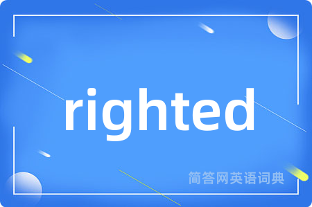 righted