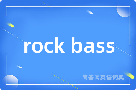 rock bass