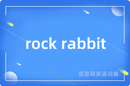 rock rabbit