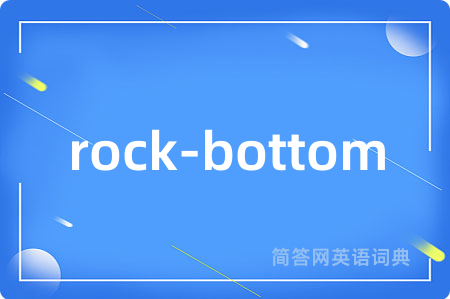 rock-bottom