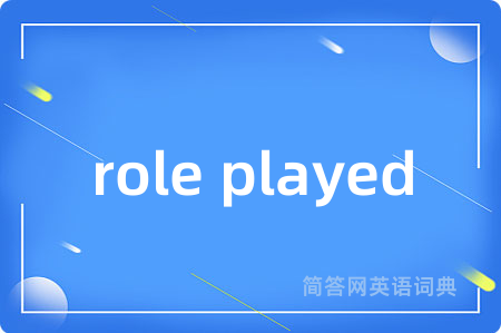 role played