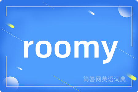 roomy是什么意思,roomy的中文翻译 roomy