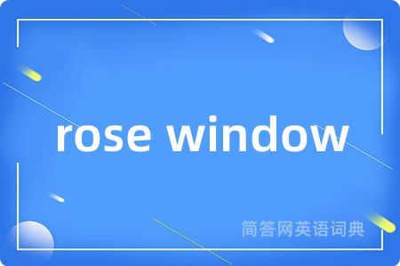rose window
