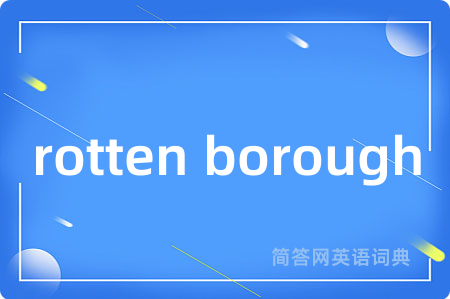 rotten borough