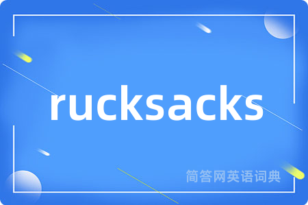 rucksacks