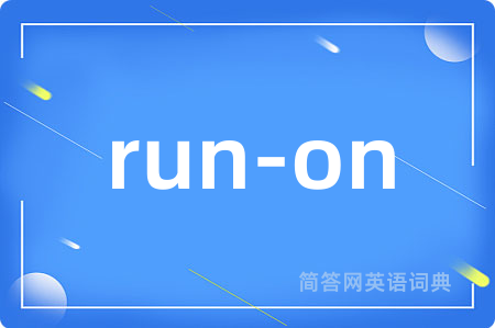 run-on