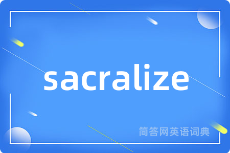 sacralize