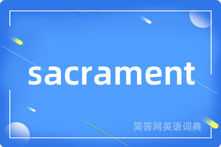 sacrament
