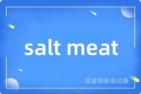 salt meat