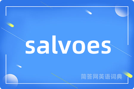 salvoes是什么意思,salvoes的中文翻译 salvoes