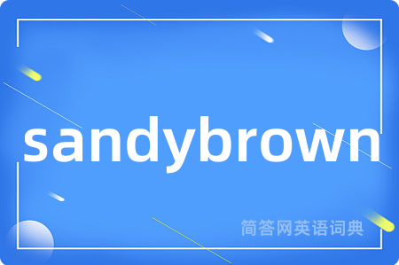 sandybrown