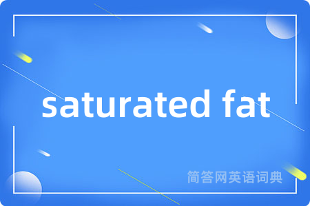 saturated fat