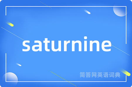 saturnine