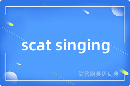 scat singing