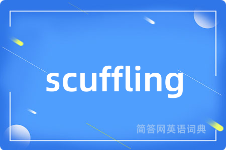scuffling是什么意思,scuffling的中文翻译 scuffling