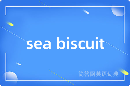 sea biscuit