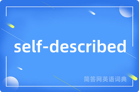 self-described