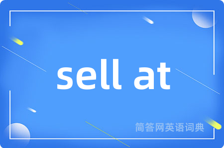 sell at