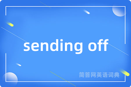 sending off