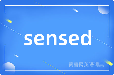 sensed