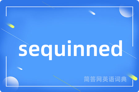 sequinned