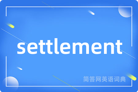 settlement