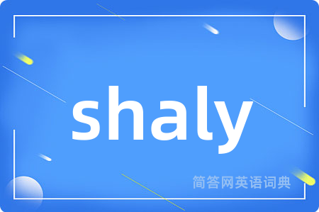 shaly