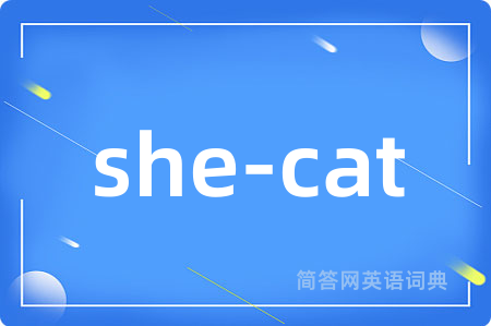she-cat是什么意思,she-cat的中文翻译 she-cat