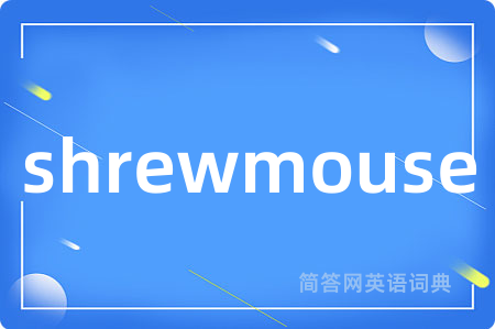 shrewmouse