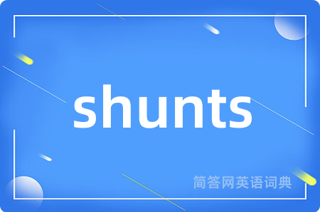 shunts是什么意思,shunts的中文翻译 shunts