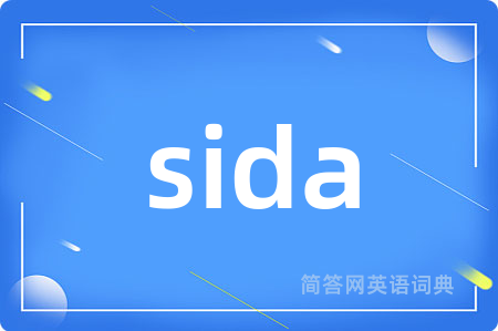 sida是什么意思,sida的中文翻译 sida