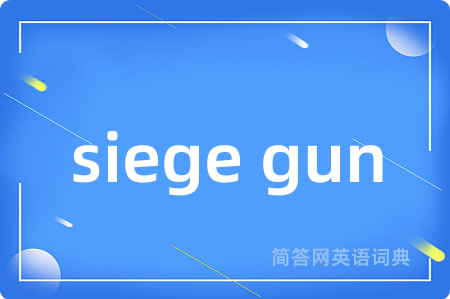 siege gun
