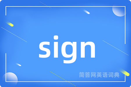 sign