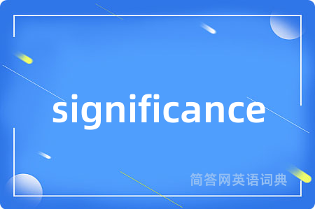 significance
