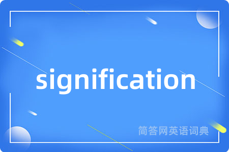 signification