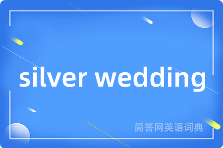 silver wedding