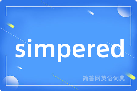 simpered