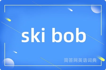 ski bob