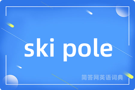 ski pole